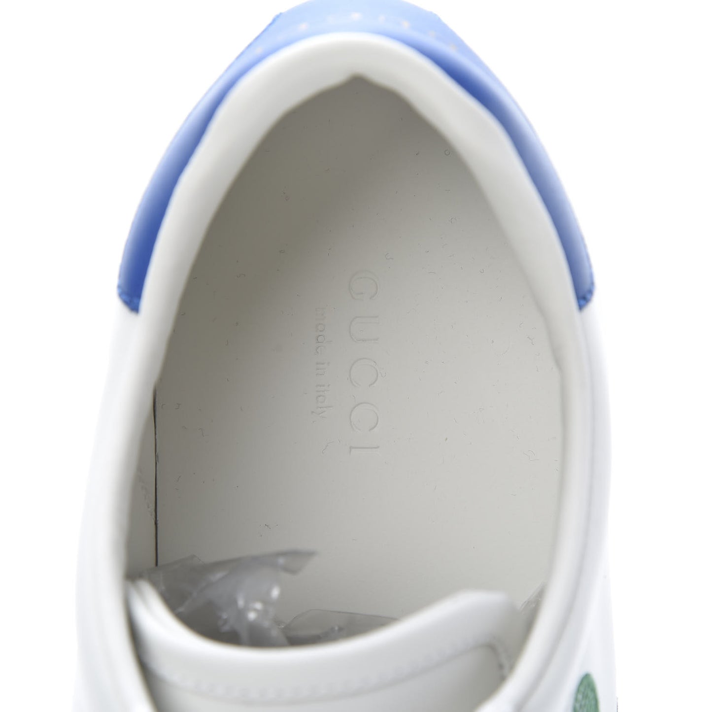 Calfskin Miro Soft Tennis Embroidered Womens Ace Sneakers 40 White Rio Blue