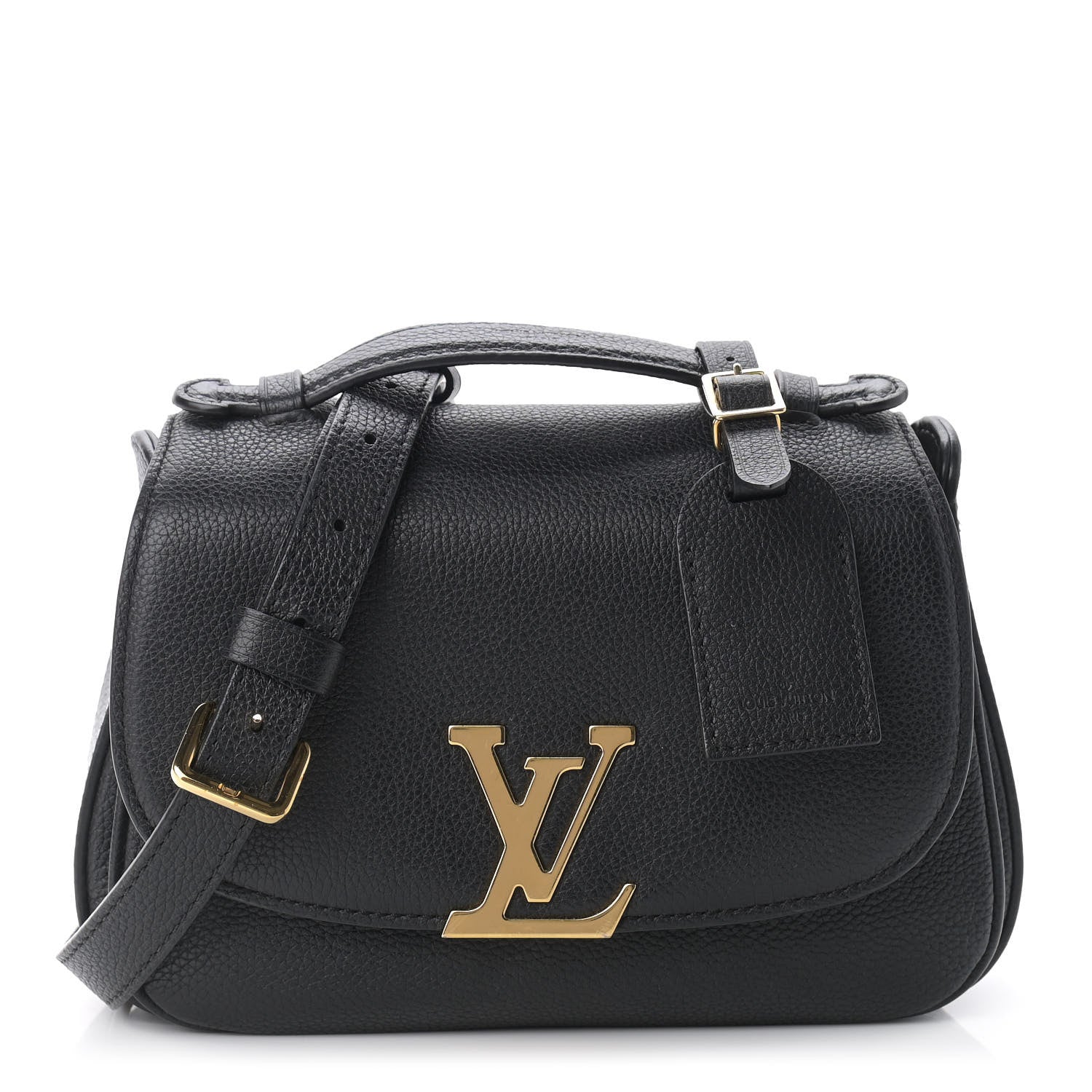 Louis Vuitton Grained Calfskin Vivienne NM Black 1 of 9