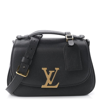 Louis Vuitton Grained Calfskin Vivienne NM Black 1 of 9