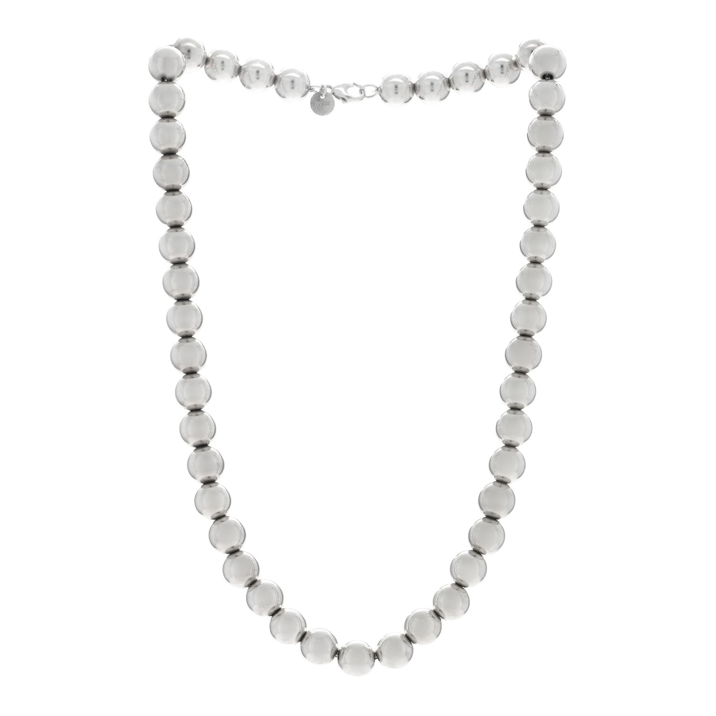 Sterling Silver 10mm Hardwear Ball Necklace