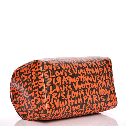 Louis Vuitton Monogram Graffiti Speedy 30 Orange 4 of 7