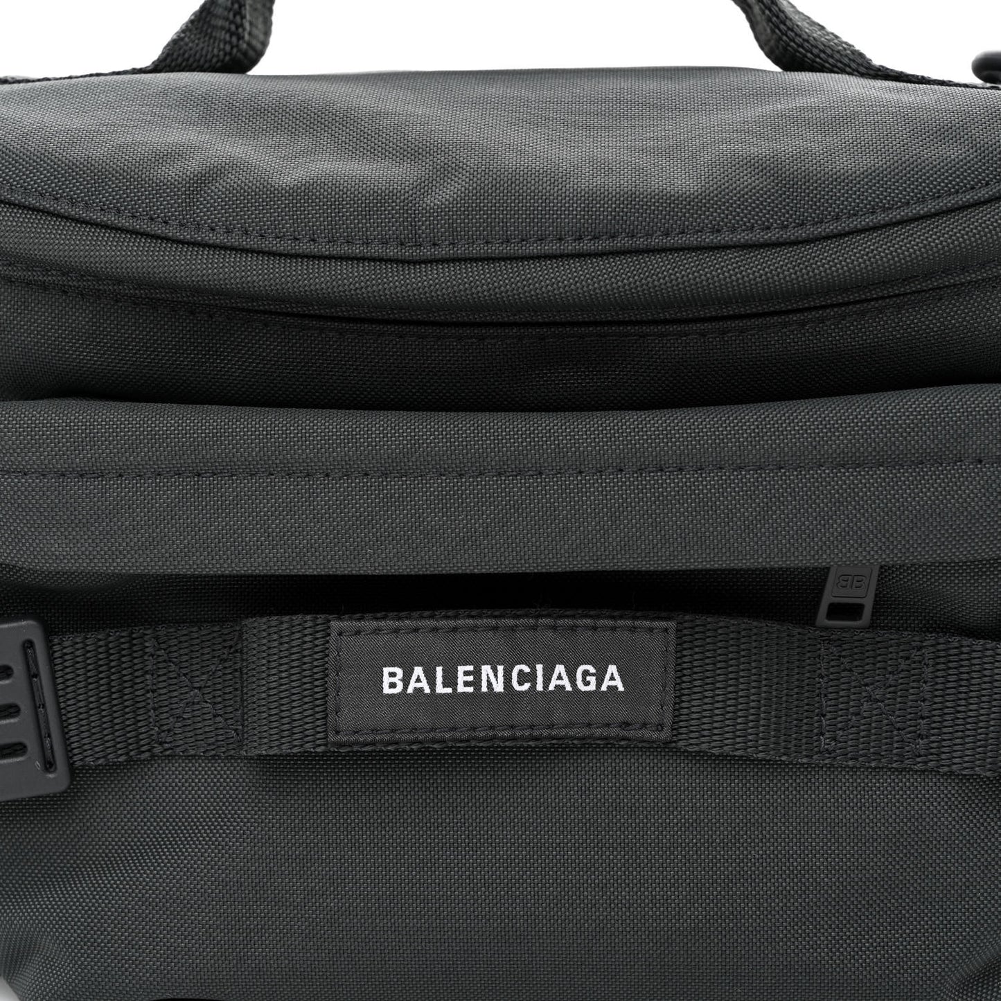 Recycled Casual Nylon Large Army Beltpack Grey
