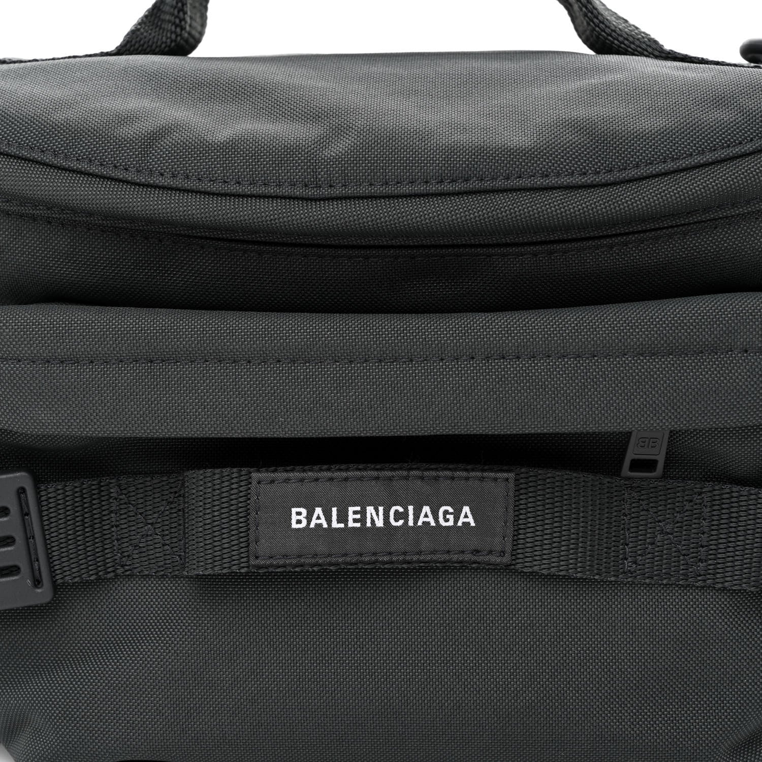 Balenciaga Recycled Casual Nylon Large Army Beltpack Grey 8 of 12
