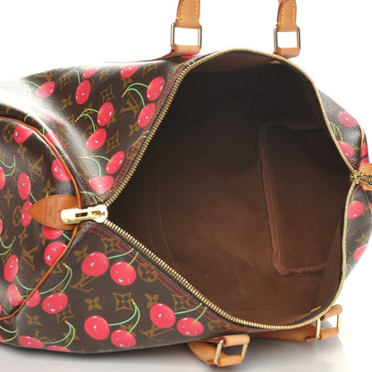 Louis Vuitton Monogram Cerises Keepall 45 5 of 15