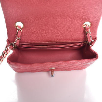 Chanel Caviar Quilted Mini Rectangular Flap Pink 5 of 8
