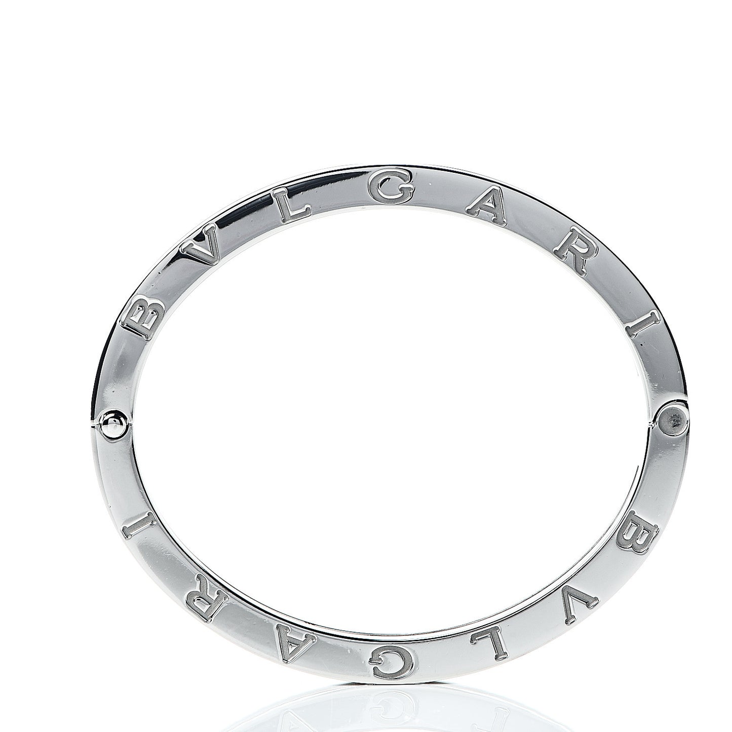 18K Yellow Gold Stainless Steel B.Zero1 Bangle Bracelet M