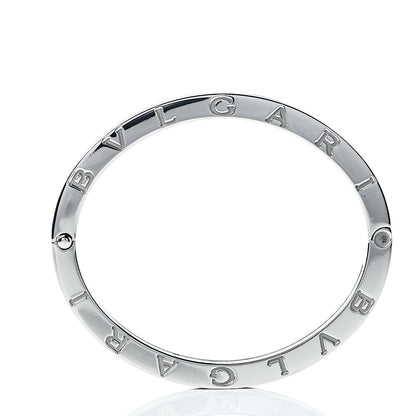 Bulgari 18K Yellow Gold Stainless Steel B.Zero1 Bangle Bracelet M 5 of 6