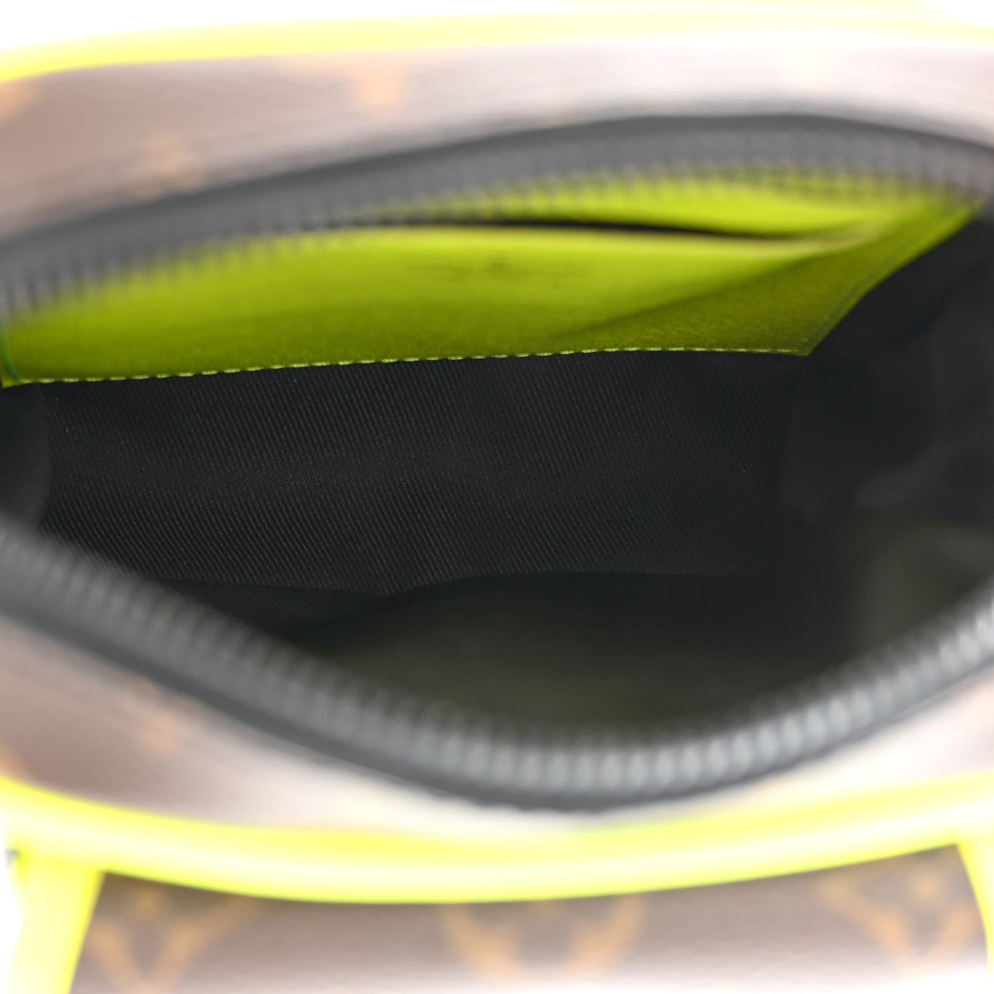 Monogram Macassar Christopher Wearable Wallet Fluorescent Yellow