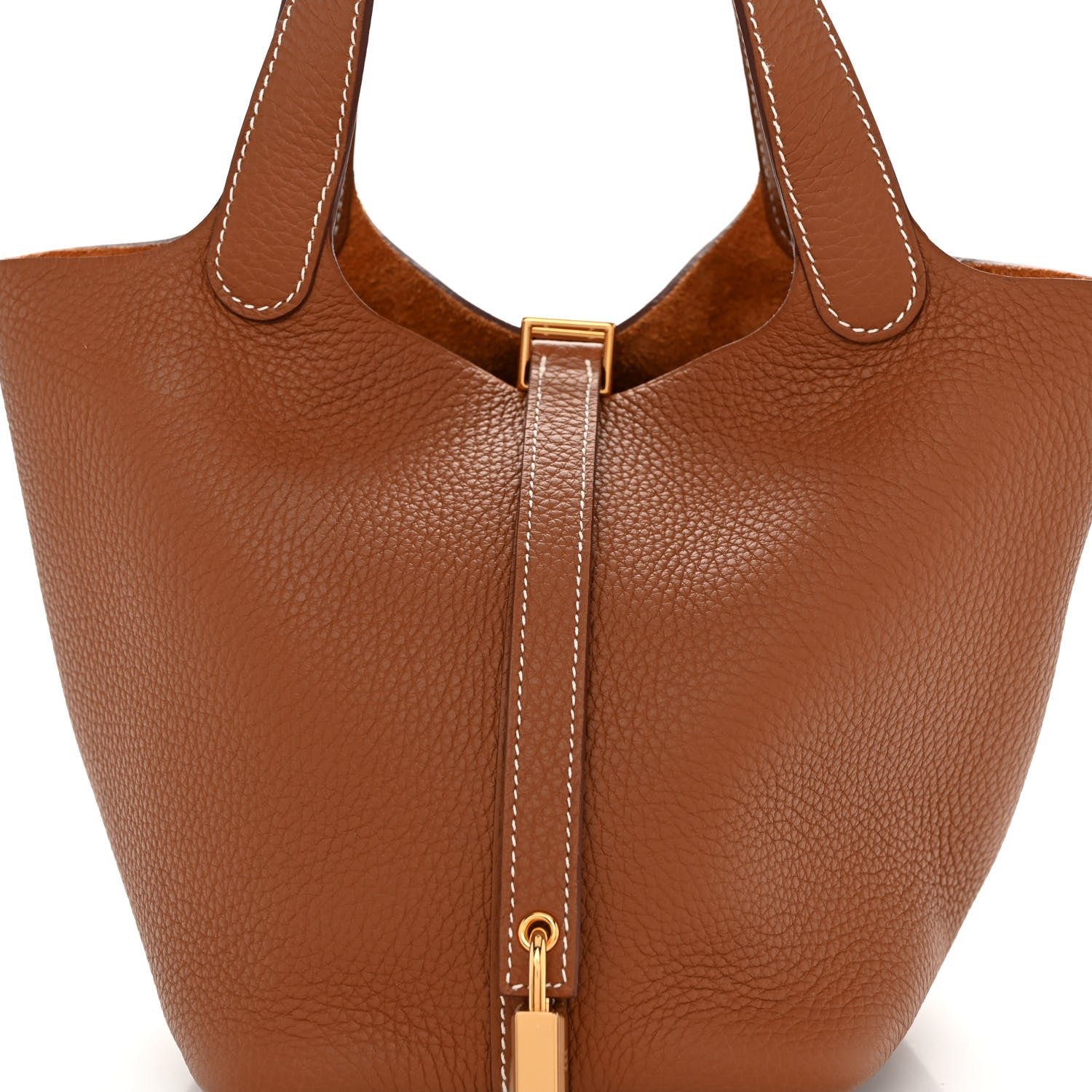 Hermes Taurillon Clemence Picotin Lock 18 PM Gold 8 of 11