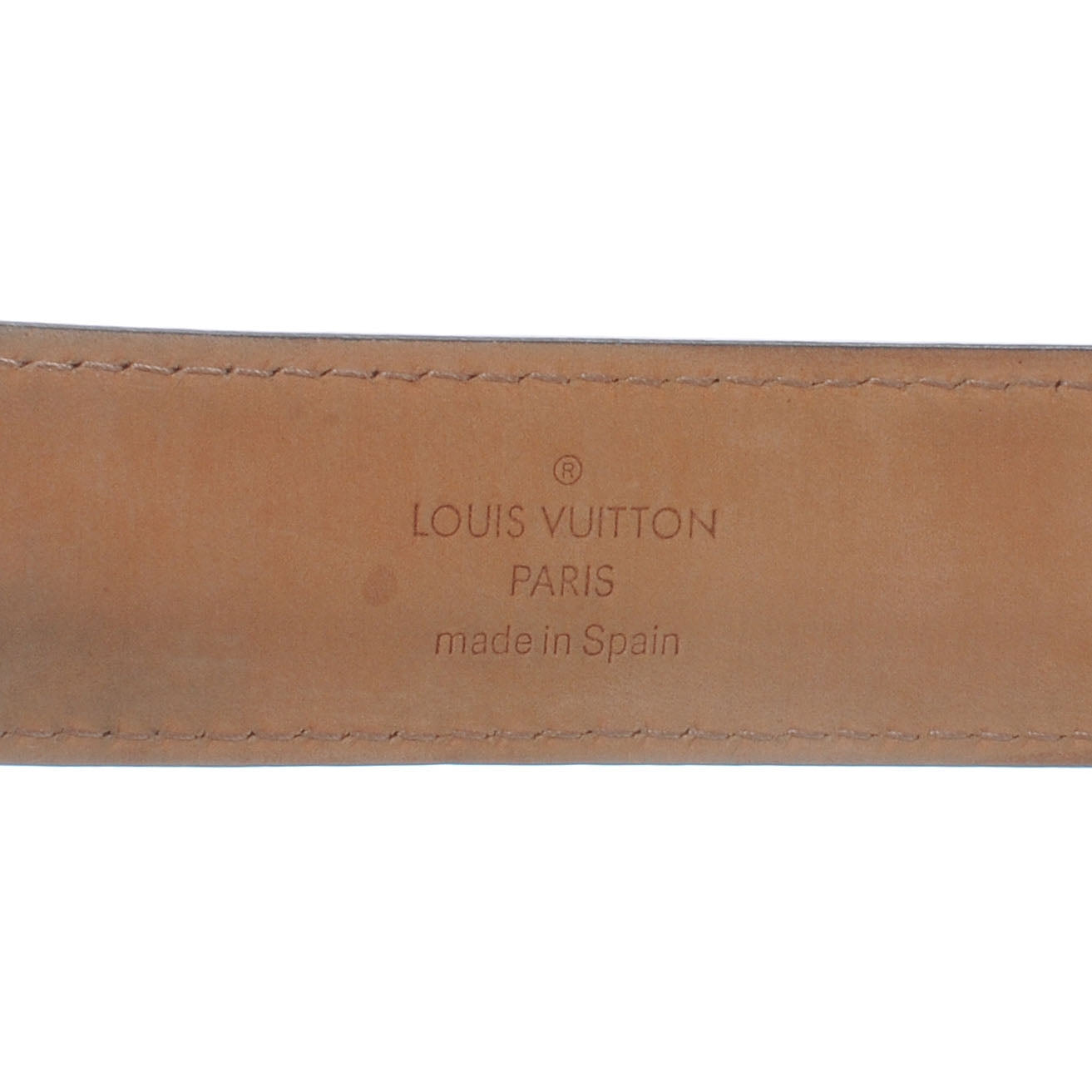 Monogram Belt Gold Buckle 90 36