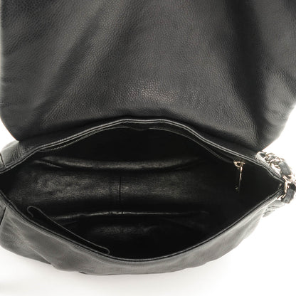 Chanel Caviar Half Moon Large Flap Black 5 of 7