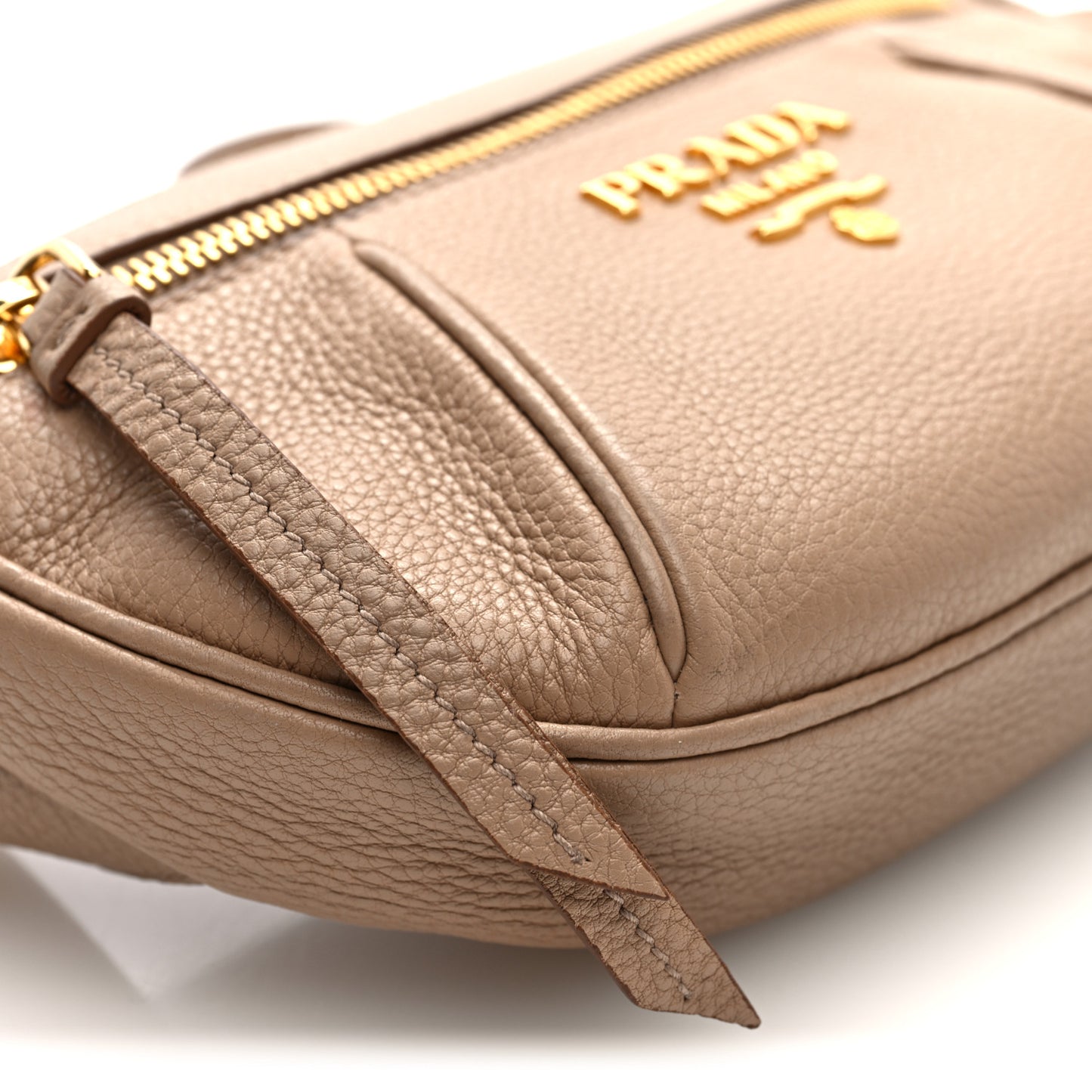 Vitello Daino Small Belt Bag Cammeo