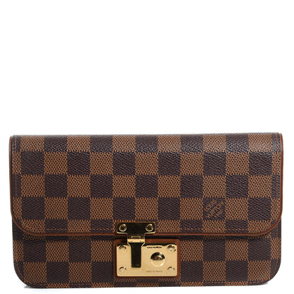 Louis Vuitton Damier Ebene Ascot Wallet 1 of 9