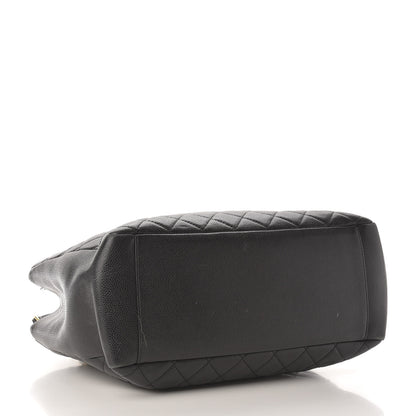 Chanel Caviar Quilted Grand Shopping Tote GST Black 4 of 13