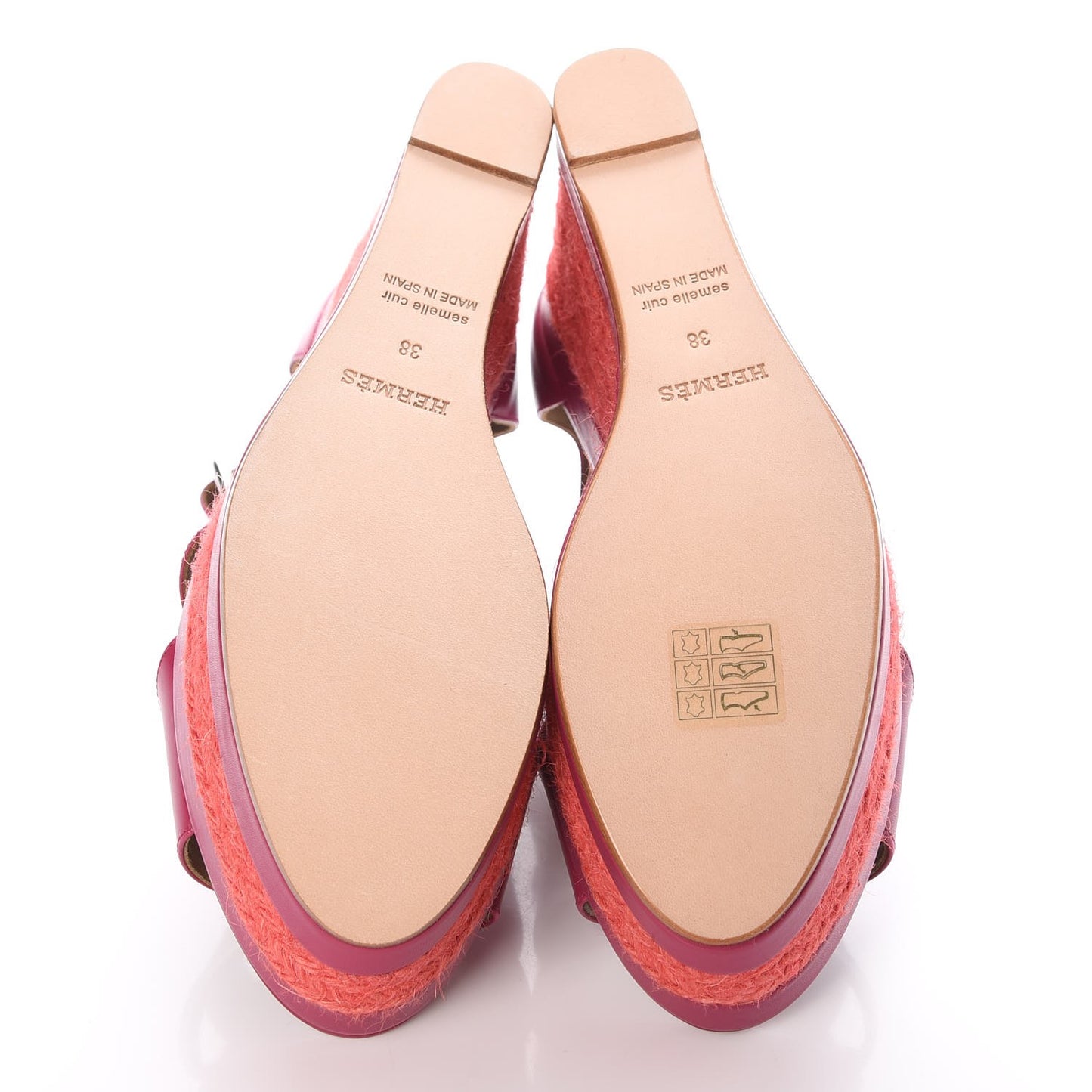 Calfskin Ilana Espadrille Wedge Sandals 38