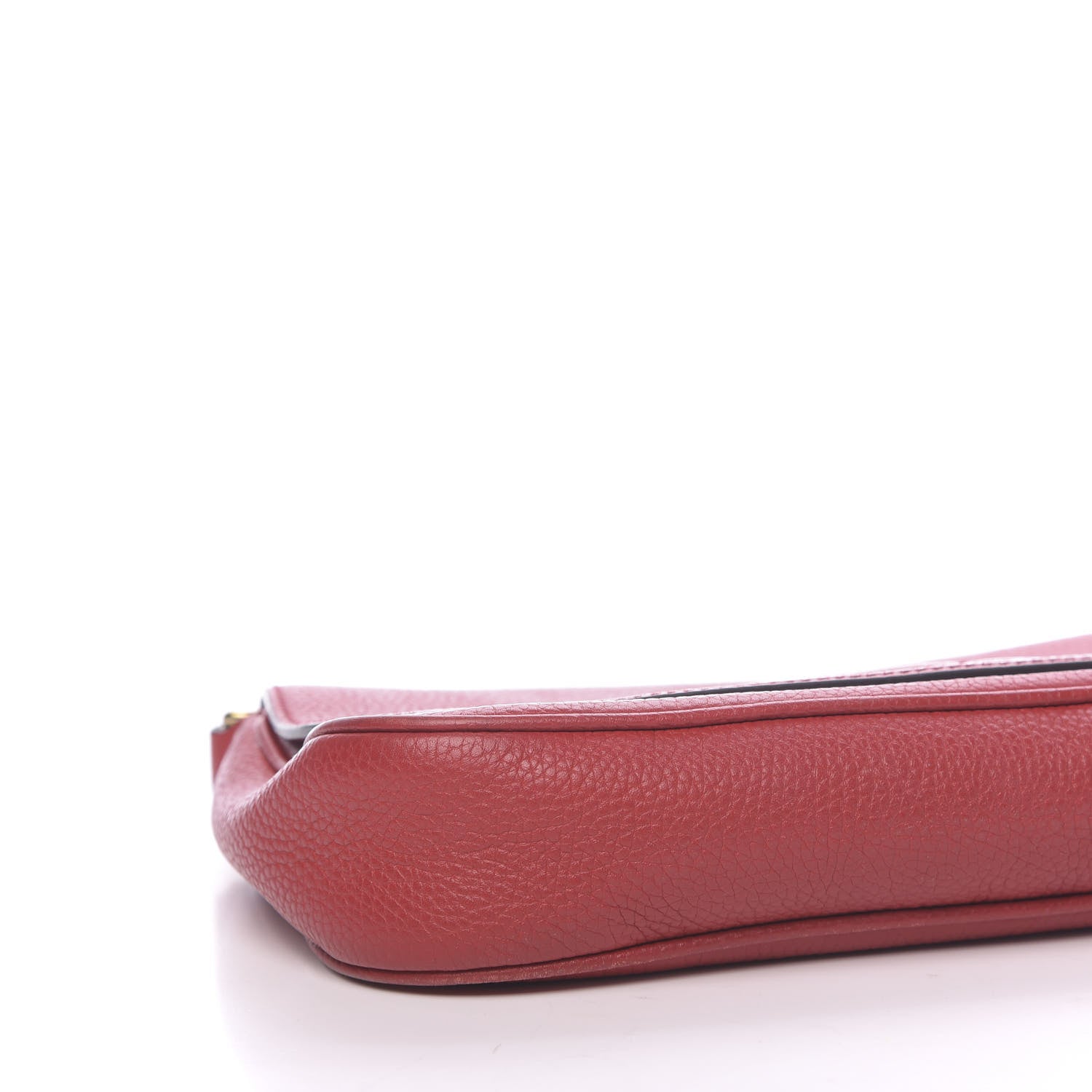 Gucci Pebbled Calfskin Medium Soho Flap Crossbody Vibrant Red 8 of 10