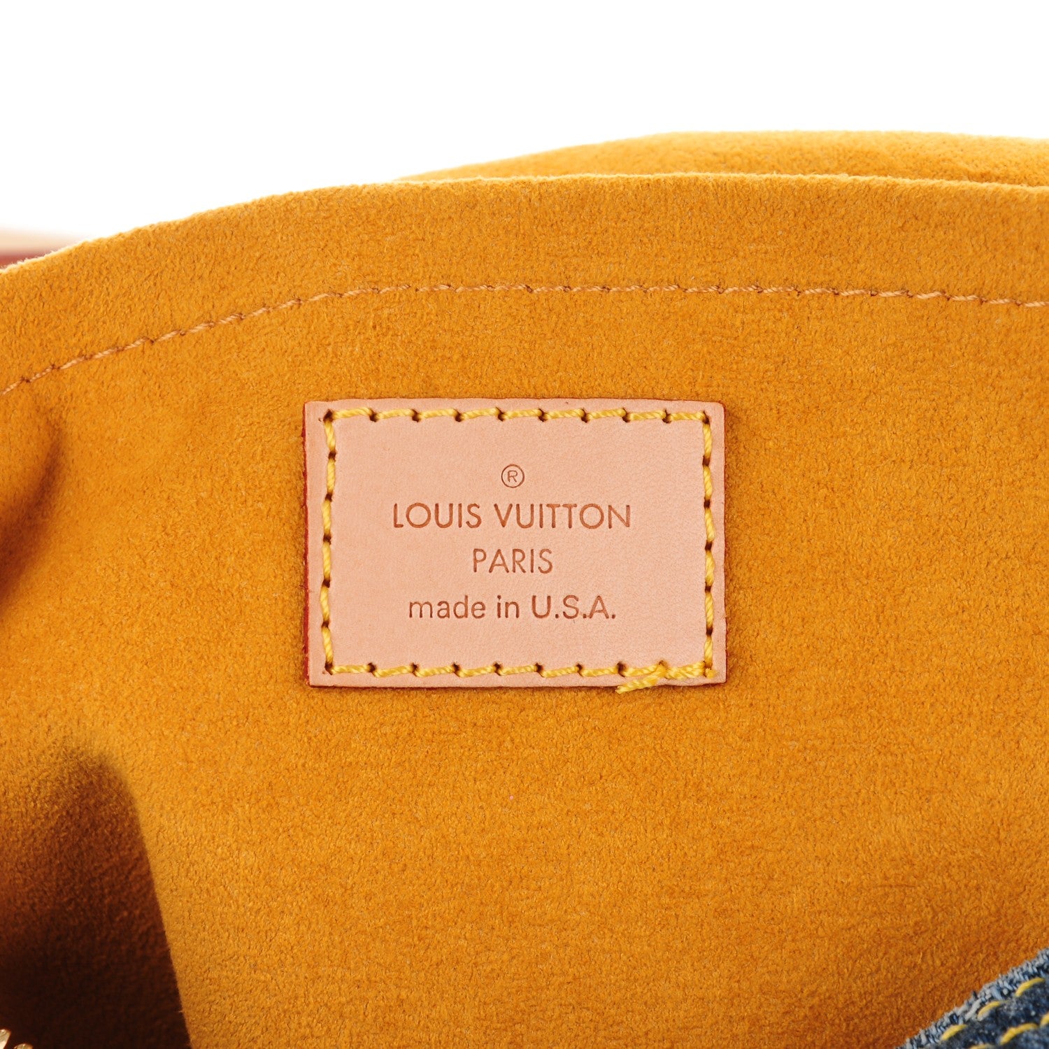 Louis Vuitton Denim Baggy GM Blue 5 of 7