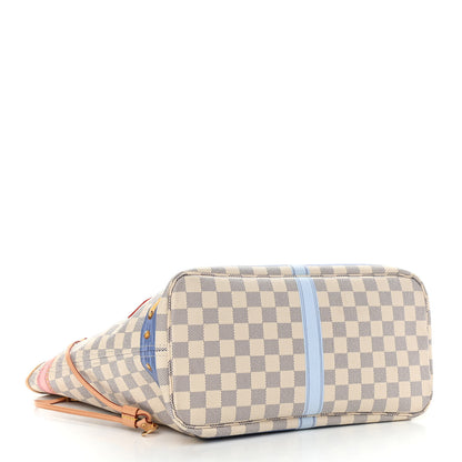 Louis Vuitton Damier Azur Summer Trunks Neo Neverfull MM 5 of 12