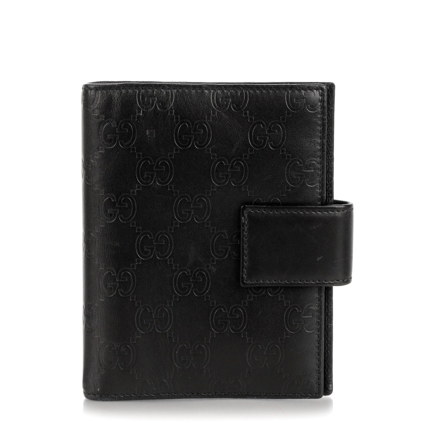 Guccissima Small Ring Agenda Black