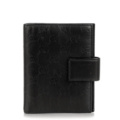 Gucci Guccissima Small Ring Agenda Black 1 of 7