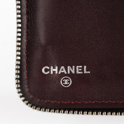 Chanel Caviar Quilted Large Zip Around Organizer Wallet Black 6 of 8