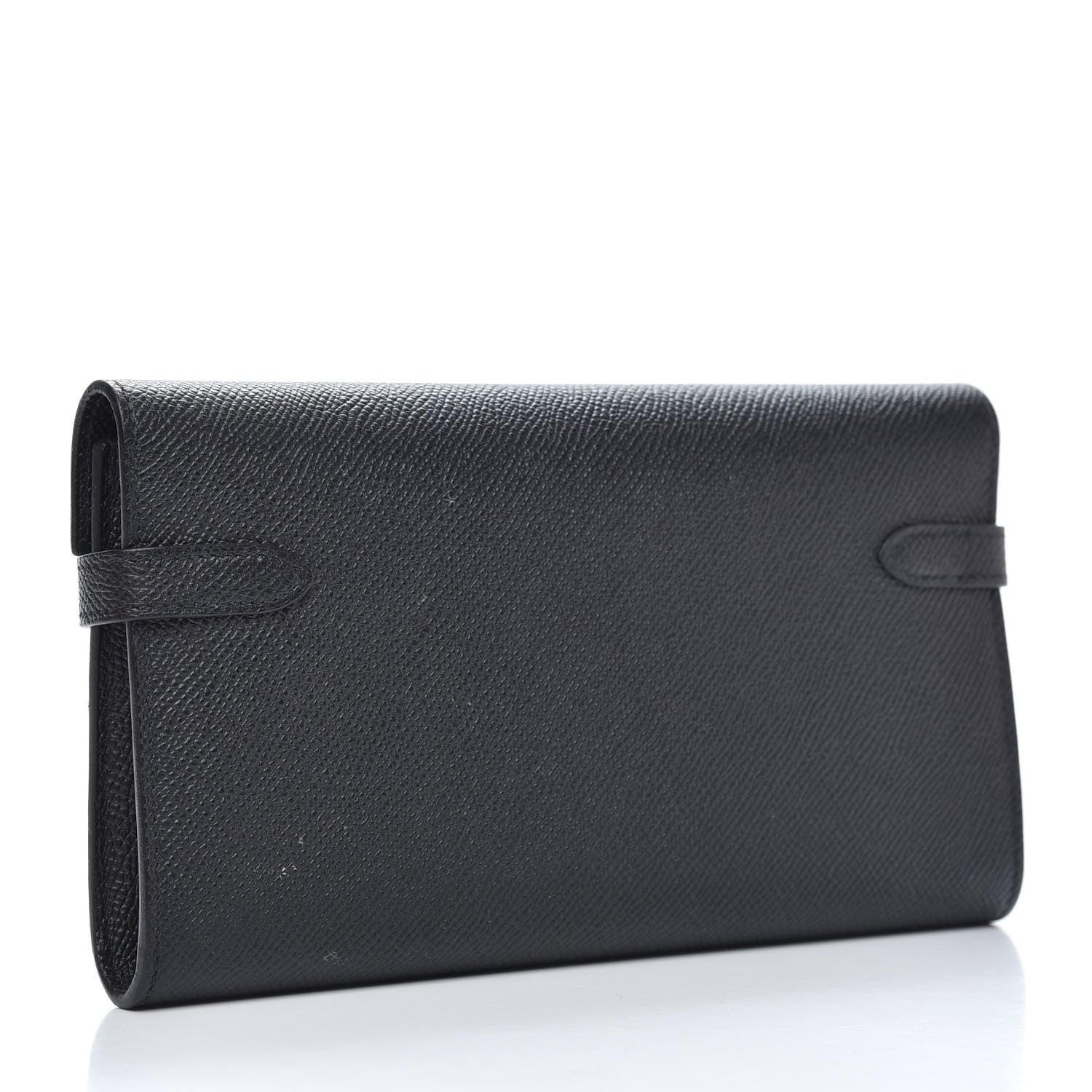 Hermes Epsom Kelly Longue Wallet Black 3 of 13