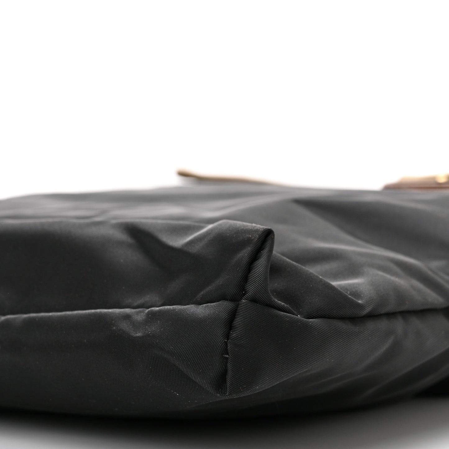 Nylon Trench Medium Trench Tote Bag Black