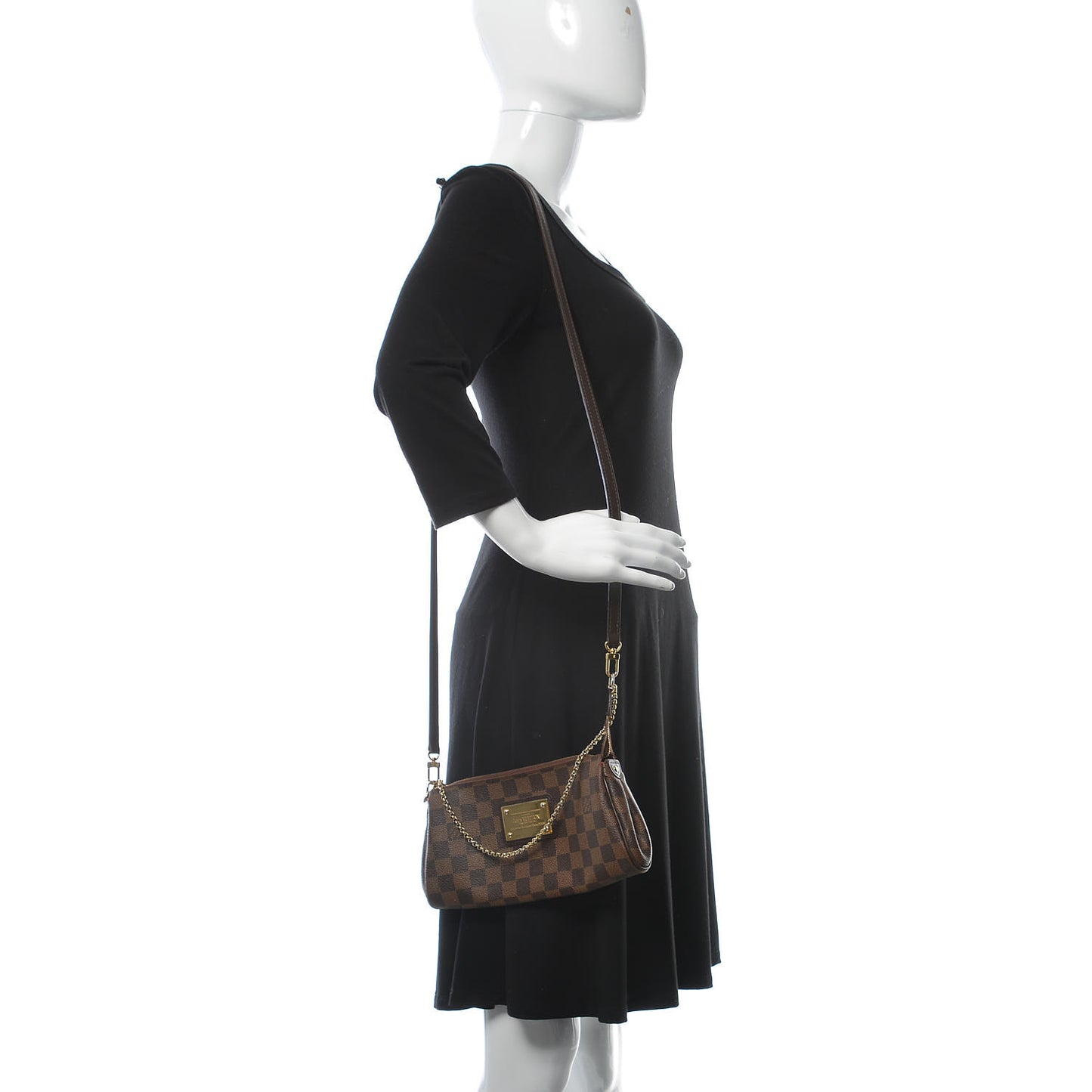 Damier Ebene Eva Clutch