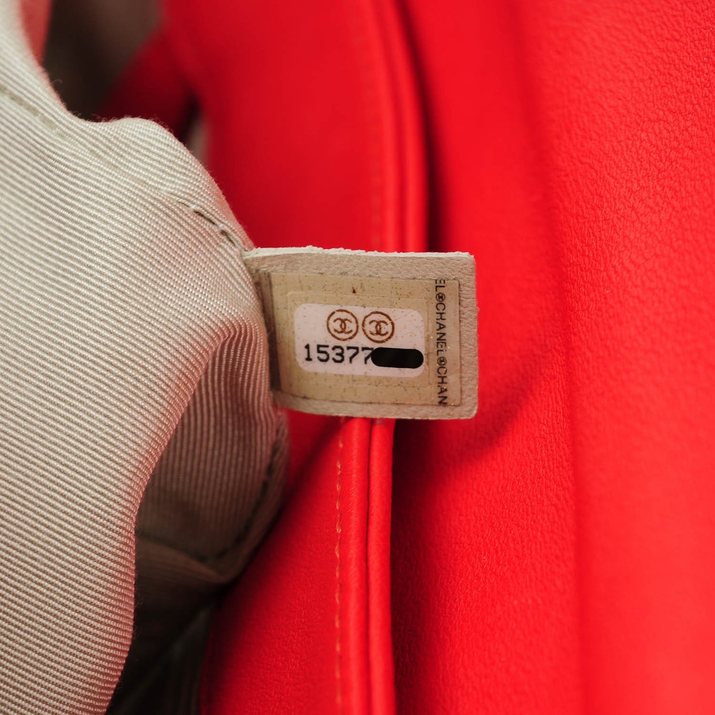 Washed Lambskin Quilted Maxi Chain Around Flap Red