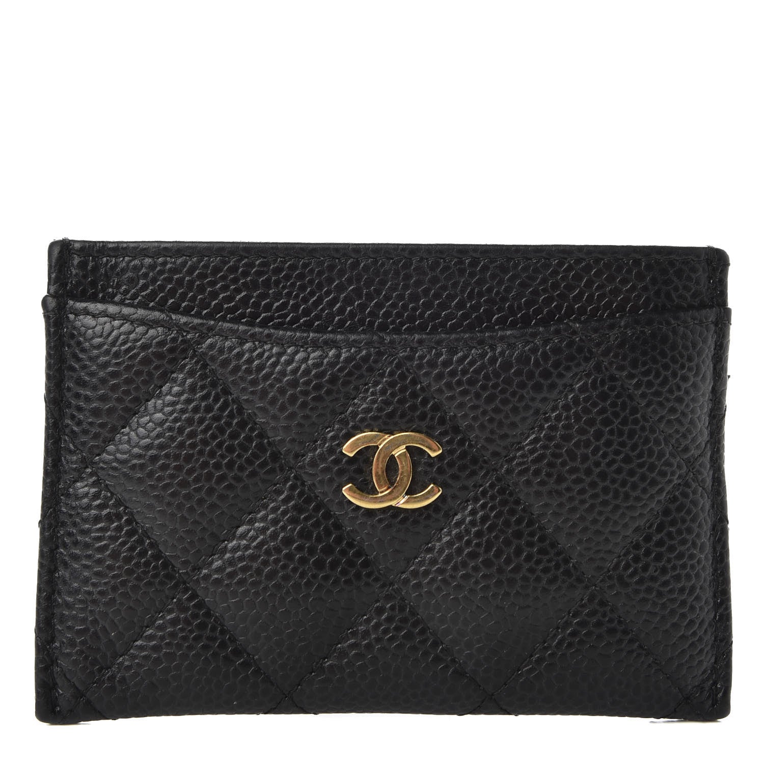 Chanel Caviar Quilted Card Holder Black 1 of 9