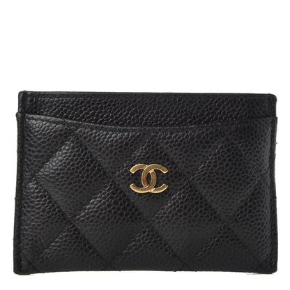 Chanel Caviar Quilted Card Holder Black 1 of 9