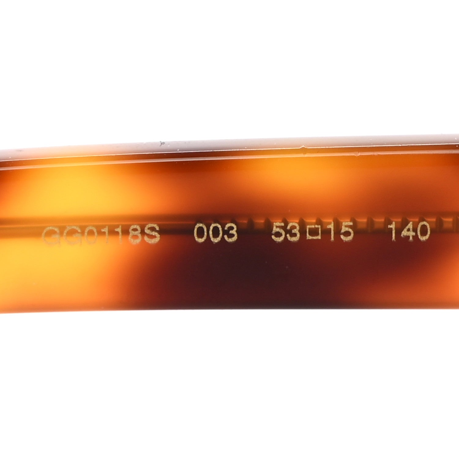 Gucci Crystal Cat Eye GG0118S Sunglasses Havana Brown 5 of 11