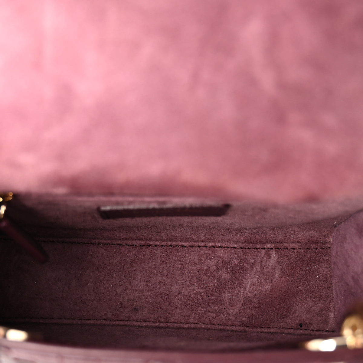 Lambskin Cannage Mini Lady Dior Plum