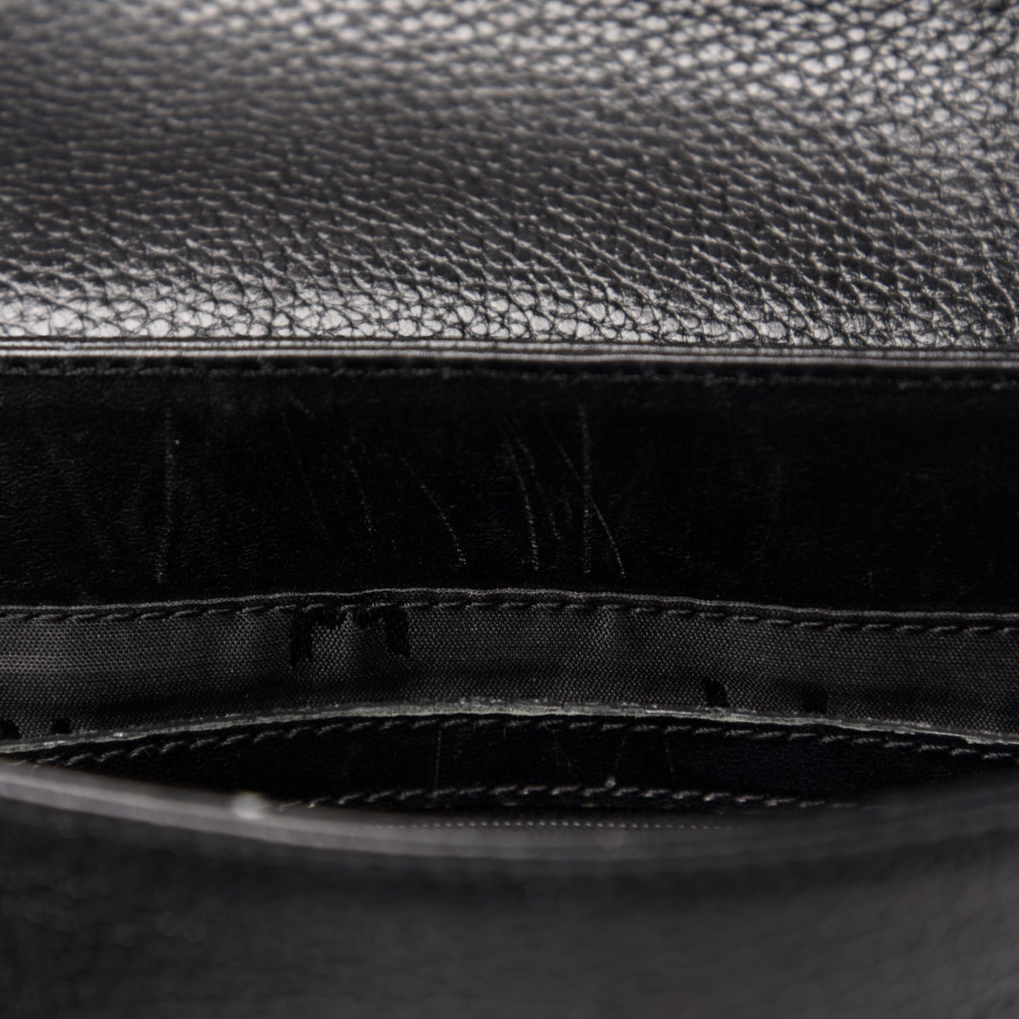 Saffiano Studded Crossbody Black