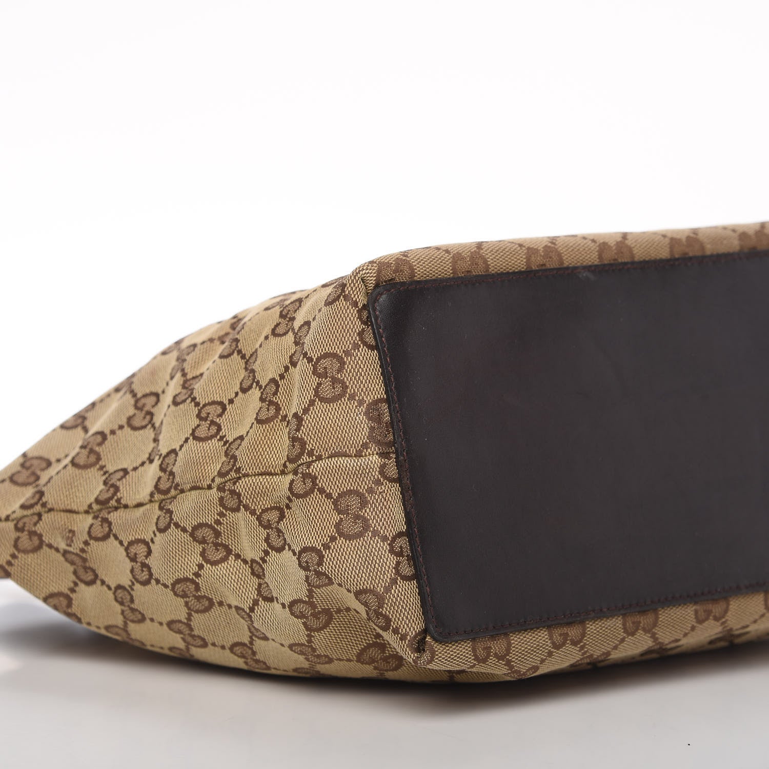 Gucci Monogram Large Bucket Tote Dark Brown 6 of 13