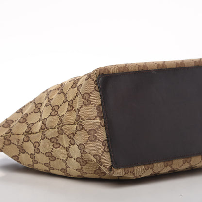 Gucci Monogram Large Bucket Tote Dark Brown 6 of 13