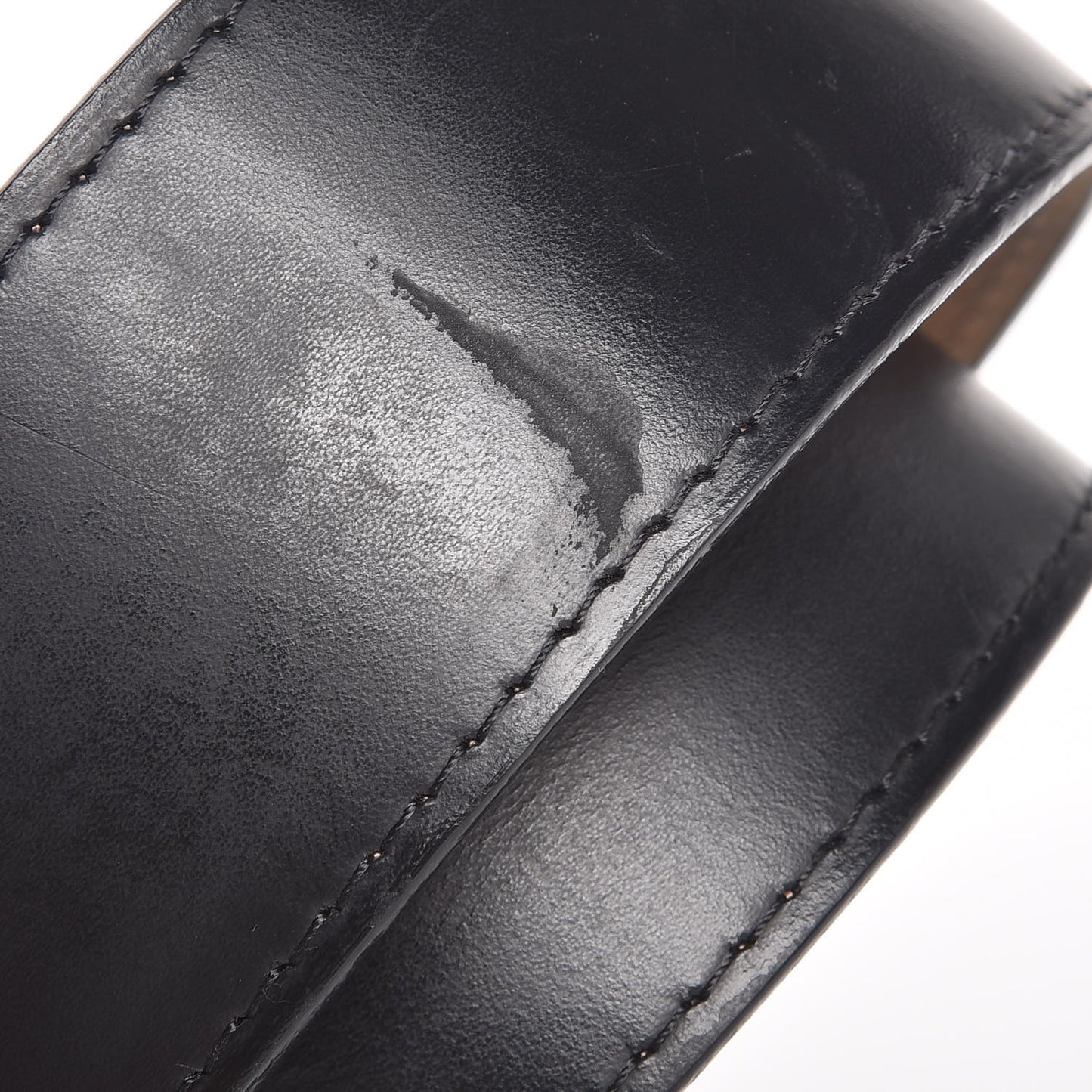 Calfskin Jeans Belt 100 40 Black