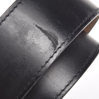 Louis Vuitton Calfskin Jeans Belt 100 40 Black 4 of 11