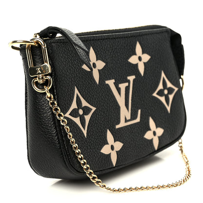 Louis Vuitton Empreinte Monogram Giant Mini Pochette Accessories Black 3 of 7