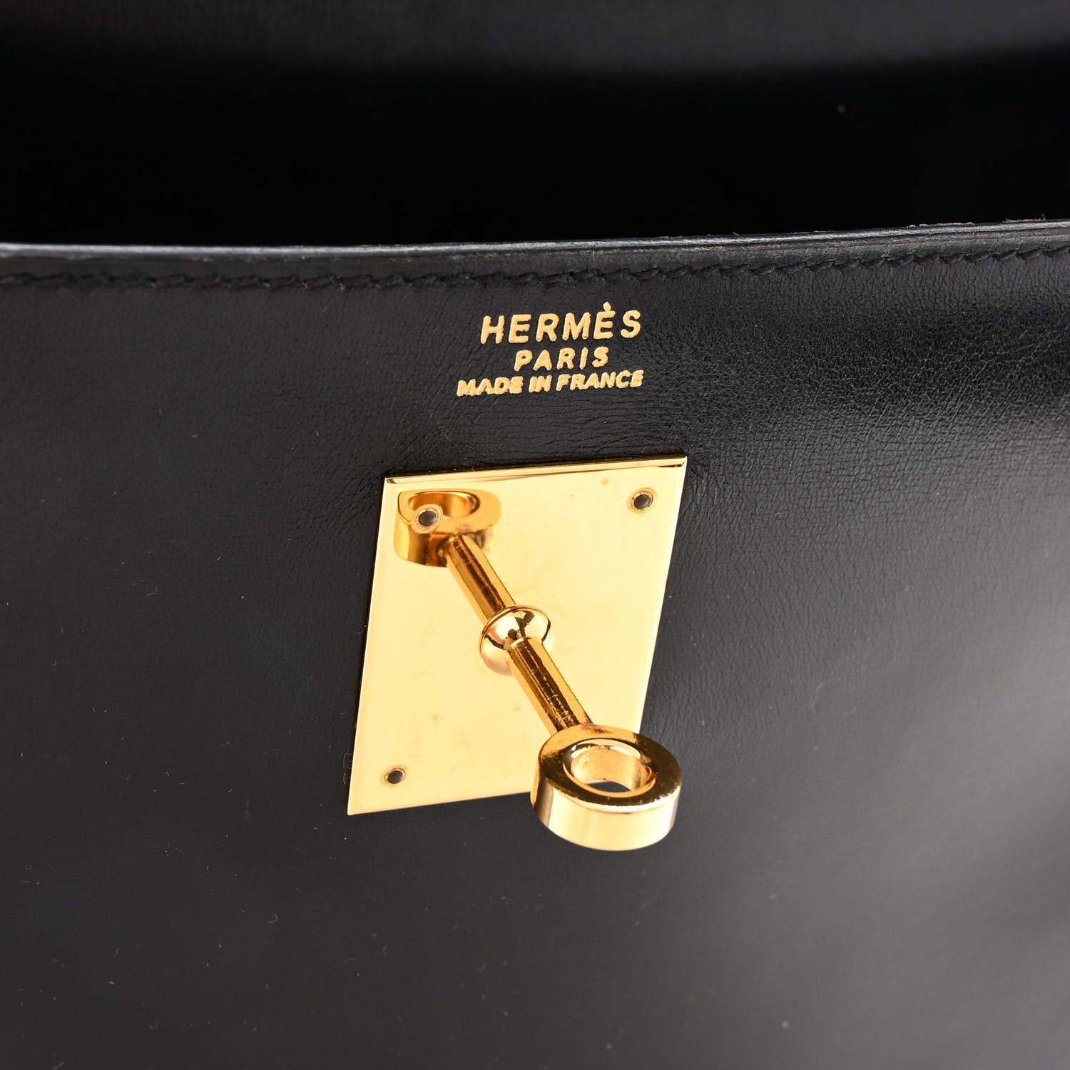 Hermes Box Kelly Retourne 32 Black 6 of 17
