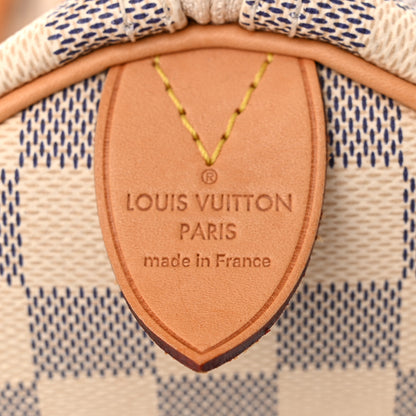 Louis Vuitton Damier Azur Speedy 30 6 of 10