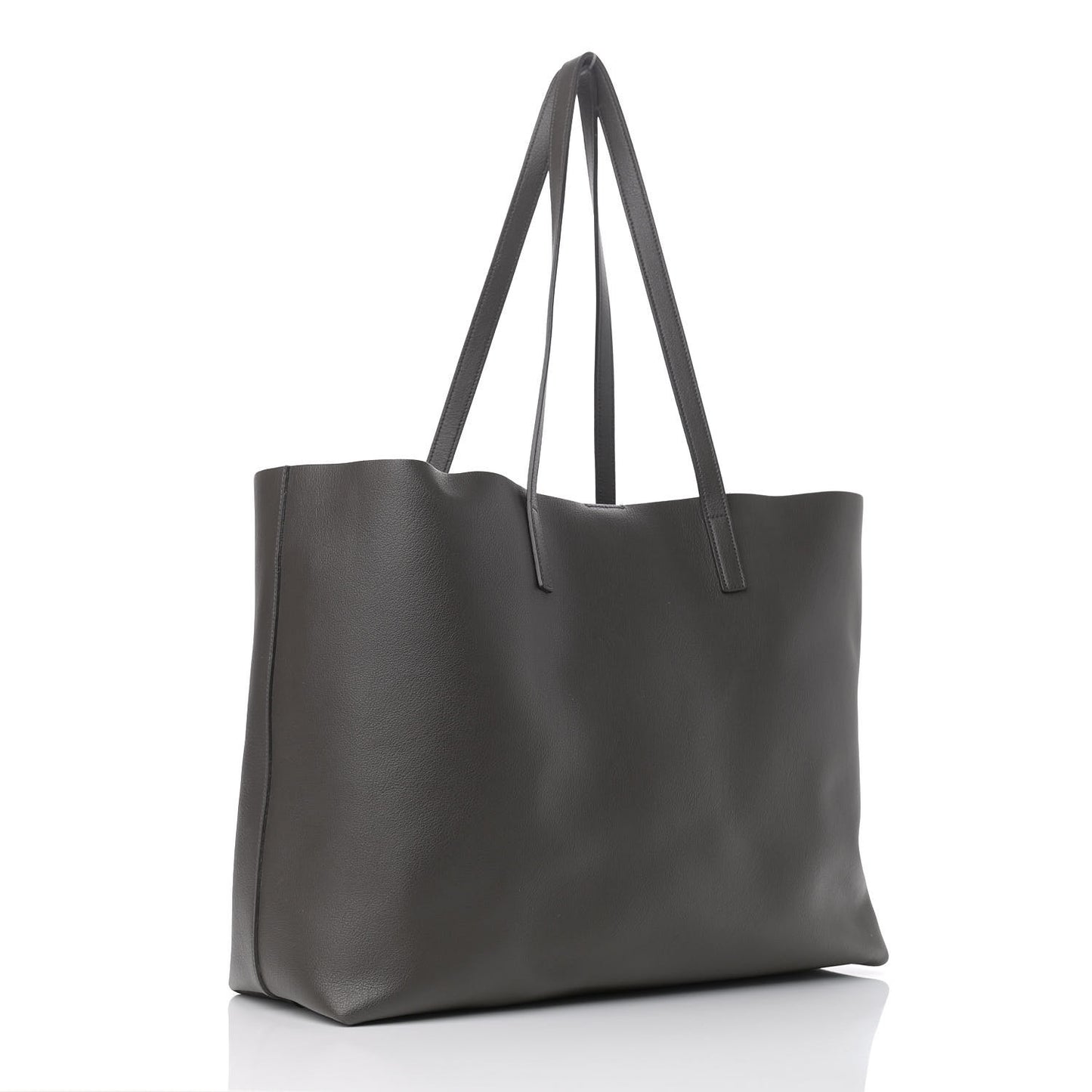 Calfskin East West Shopping Tote Fog