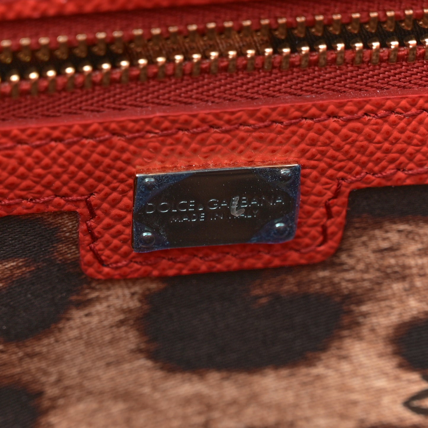Dauphine Miss Sicily Double Zip Satchel Rosso Arancio