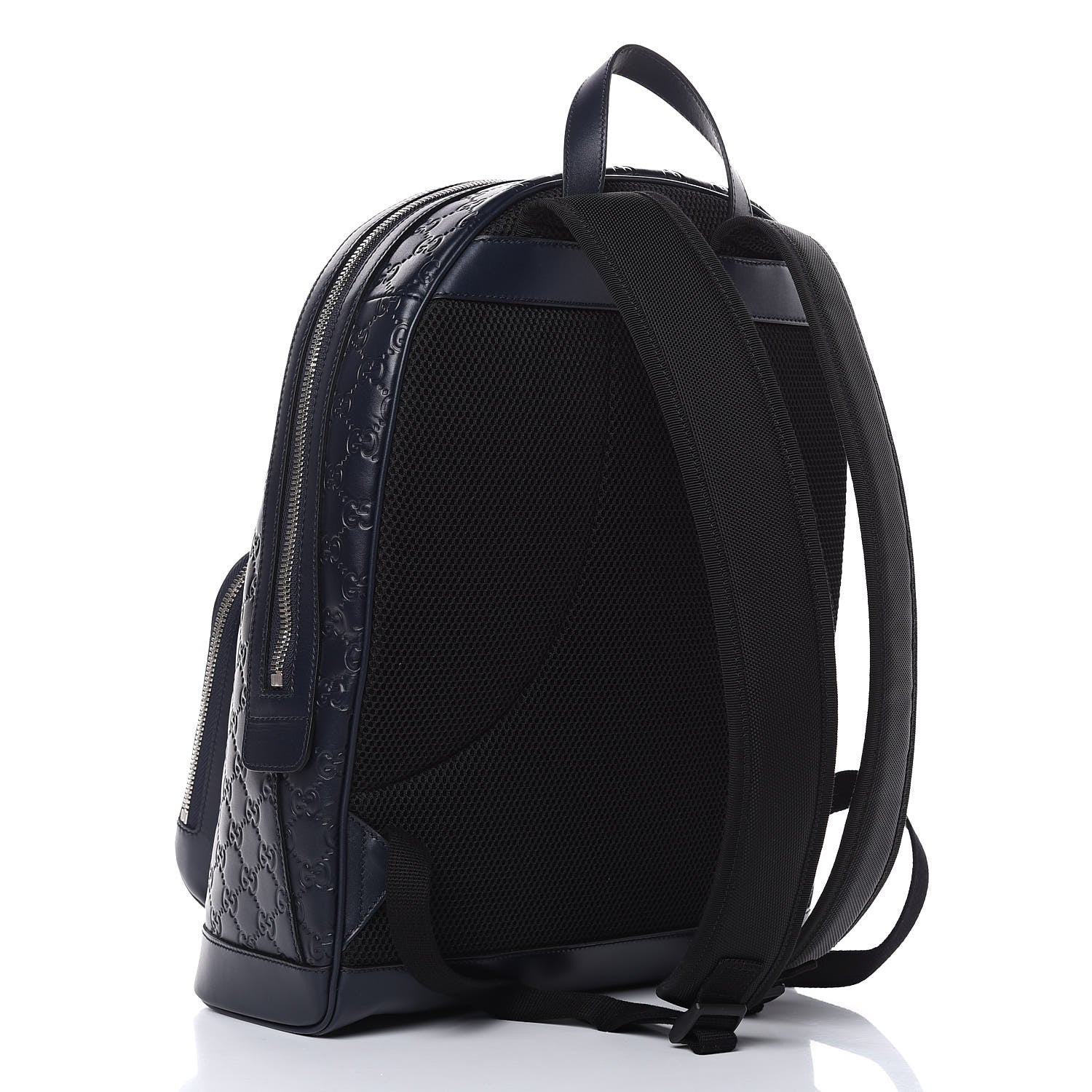 Gucci Guccissima Signature Day Backpack Blue 3 of 10