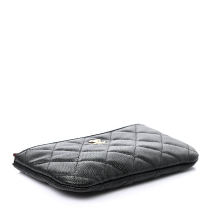 Chanel Caviar Quilted Small Cosmetic Case Black 4 of 7