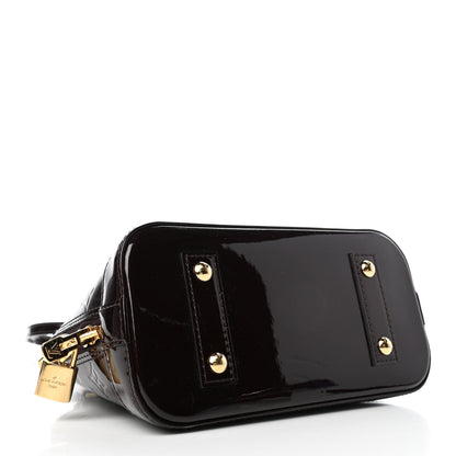 Louis Vuitton Vernis Alma BB Amarante 3 of 4