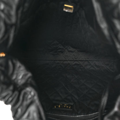 Chanel Shiny Calfskin Quilted Chanel 22 Black 6 of 11
