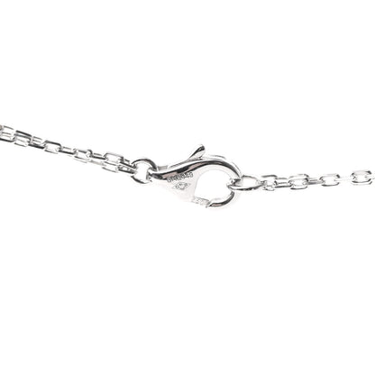 Cartier 18K White Gold 2 Diamond LOVE Necklace 4 of 8