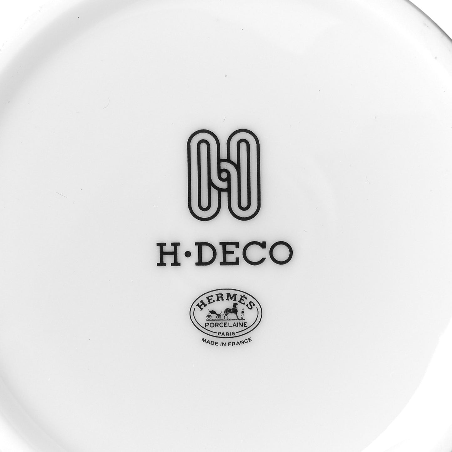 Porcelain H Deco Mug N°2 Black