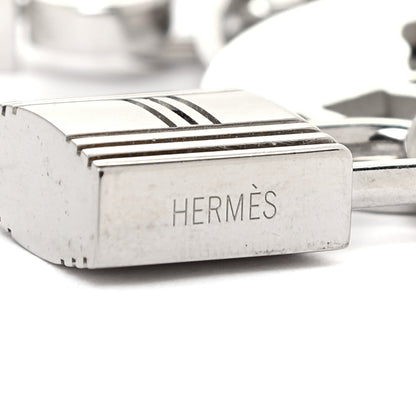 Hermes Palladium Breloque Bag Charm Silver 3 of 3